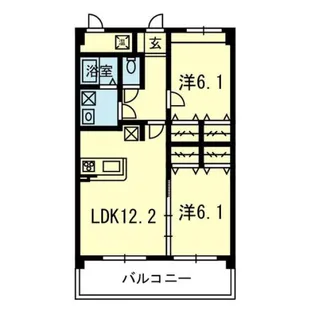 M.ETERNAL PLACE【6階】の間取り