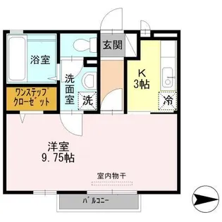 ルミエール野口【2階】の間取り