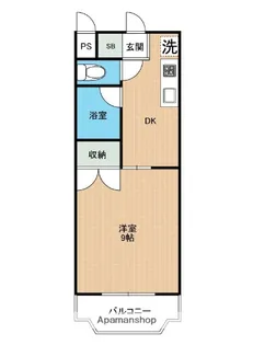 フェリーチェカーサ島崎【2階】の間取り
