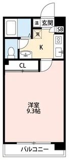 セルジュ水前寺【510号室】の間取り