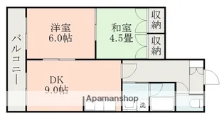 メゾンビスタ【4階】の間取り