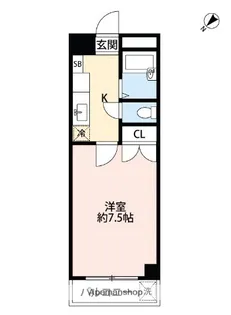 エスポワール黒髪【5階】の間取り