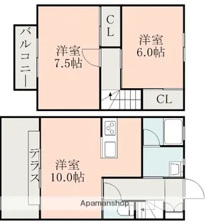 リラ・テラス【1階】の間取り