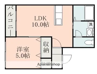 TAKESHO HOUSE【2階】の間取り