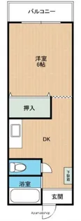 サンライト水前寺【3階】の間取り