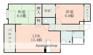 エタニティー帯山【2階】の間取り