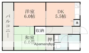 シティハイムパークサイド【2階】の間取り