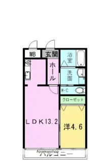 フォーレスト壱番館【103号室】の間取り