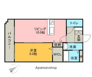リンデンバウムはません【7階】の間取り