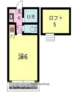 ツインヒルズ帯山【202号室】の間取り