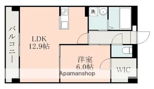 クラージュ菊陽【5階】の間取り