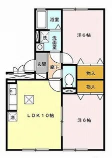 アーバンライフ【1階】の間取り