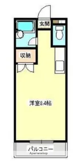 アンプルール新屋敷【1階】の間取り