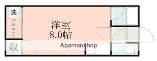 コーポラス1【208号室】の間取り