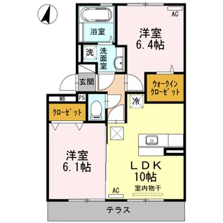 ソフィア【1階】の間取り