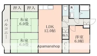 ハイムコスモスⅡ【2階】の間取り