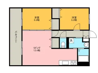 レジデンス八幡A【103号室】の間取り