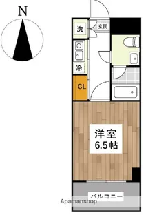 1Kの間取り画像