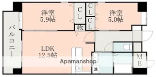 サムティ熊本近見Ⅱ【3階】の間取り