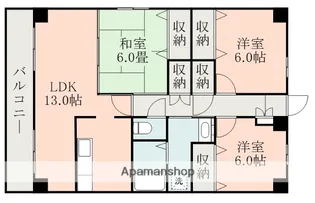 エトワールマンション菊陽【4階】の間取り