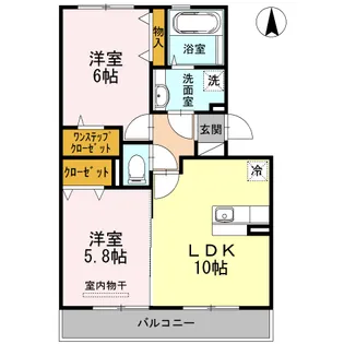 エスペランサNOZOMI【2階】の間取り