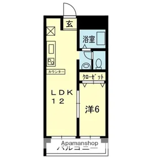 MIYUマンション【203号室】の間取り