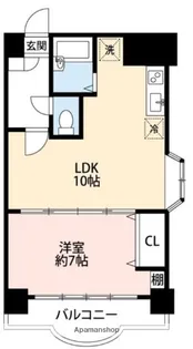 フェリーチェ本荘【203号室】の間取り