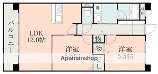 アークアベニュー御領【5階】の間取り