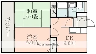 サンシャイン33【3階】の間取り