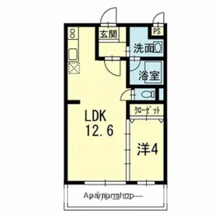 ヒルズKIKUYO【2階】の間取り