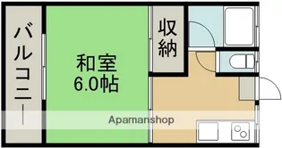 古庄アパート【7号室】の間取り