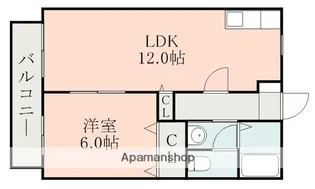 りゅう&ベル【203号室】の間取り