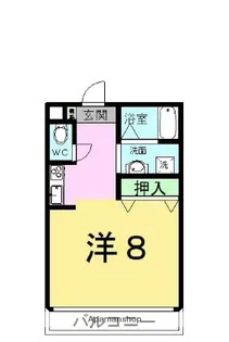 ホーメットK・E【3階】の間取り