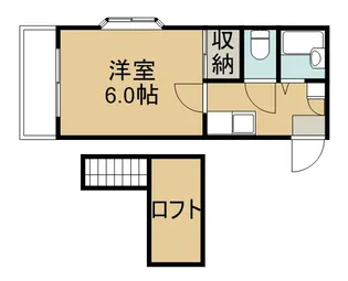 スペックス上水前寺A棟【106号室】の間取り