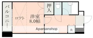ロマネスク上熊本【502号室】の間取り