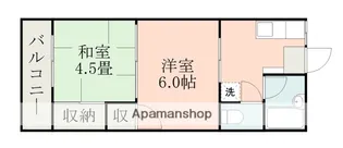 KAWプチハイツ【2階】の間取り