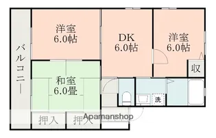 ディアスエントピアC【202号室】の間取り