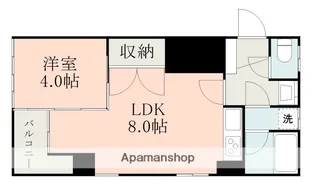 シハラマンション段山【402号室】の間取り