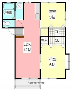 ココ・ルミエール【2階】の間取り