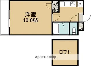 スカイハウス本荘Ⅱ【2階】の間取り