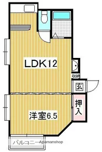 ファインステージ坪井【2階】の間取り