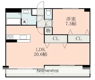 グリーンヒルズ菊陽【3階】の間取り