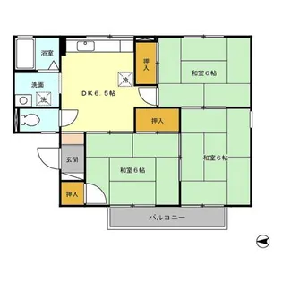 パークヒル A棟【2階】の間取り