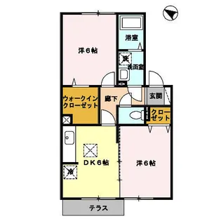 グランドソレイユ(下硯川)【1階】の間取り