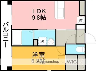 デュアラス・コア【3階】の間取り