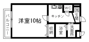 クレメント【1階】の間取り