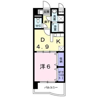 レルベ保田窪【2階】の間取り