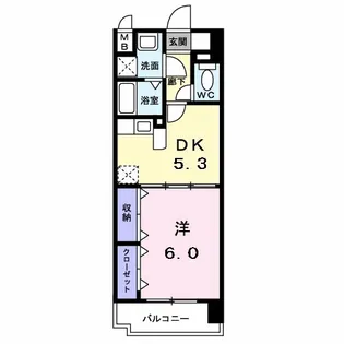 PLEASURES【6階】の間取り