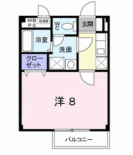 ラフレシール【1階】の間取り