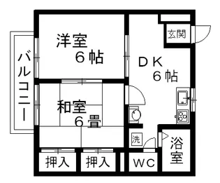 コーポフローラ【201号室】の間取り